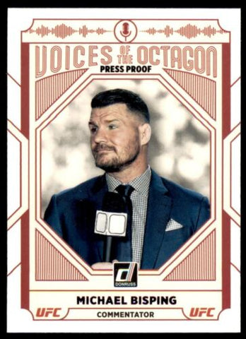 2022 PANINI DONRUSS - PURPLE PRESS PROOF - VOICES OF THE OCTAGON - SINGLES - #221-225 - YOU PICK FROM LIST