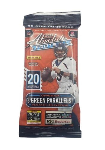 2022 PANINI ABSOLUTE FOOTBALL RETAIL FATPACK