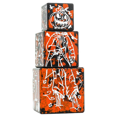 SIRIUS DICE METAL STACKING 3X D6 SET HALLOWEEN THEME