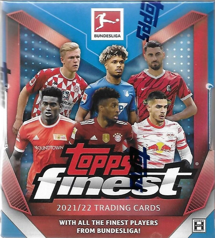 2021 TOPPS FINEST BUNDESLIGA SOCCER HOBBY MASTER BOX