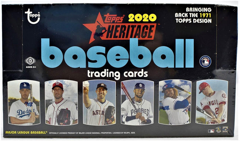 2020 TOPPS HERITAGE BASEBALL HOBBY BOX