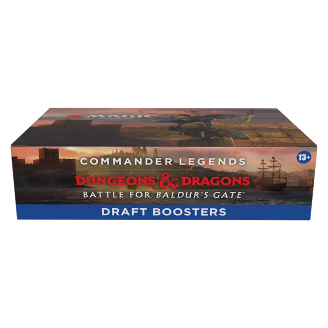 baldur's gate mtg booster box MTG COMMANDER LEGENDS: BATTLE FOR BALDUR'S GATE DRAFT BOOSTER BOX