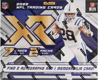 2022 PANINI XR FOOTBALL HOBBY BOX